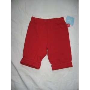 Small Wonders, Solid Red Pants for Baby Girl, Size 0/3 Months