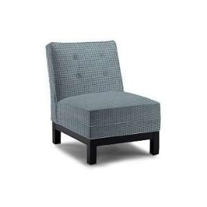  Williams Sonoma Home Abigail Chair, Houndstooth, Blue 