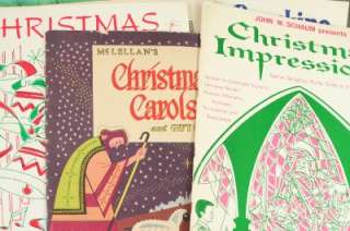 HUGE Vintage Christmas Carols Holiday Sheet Music Lot  