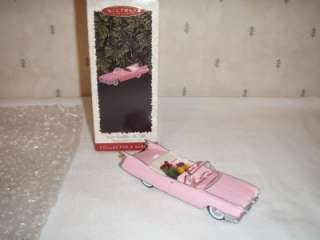   Keepsake Ornament 1959 Pink Cadillac De Ville Sixth in Series box