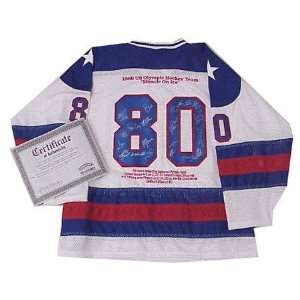 1980 USA Olympic Hockey Team Autographed Jersey:  Sports 