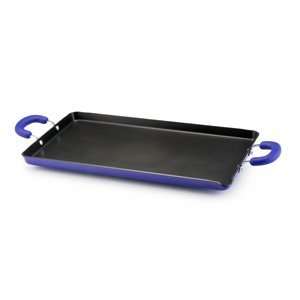  Rachael Ray Double Burner Griddle (blue) Patio, Lawn 