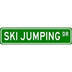 SKI JUMPING Street Sign   Sport Sign   High Quality Aluminum Street 