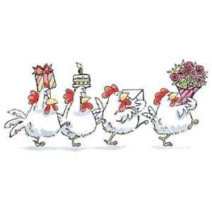 Cluck Cluck Cluck   Rubber Stamps:  Home & Kitchen