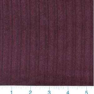  56 Wide Thick/Thin Wale Washed Corduroy Eggplant Fabric 