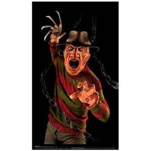  Nightmare on Elm Street Freddie Krueger Window Poster 