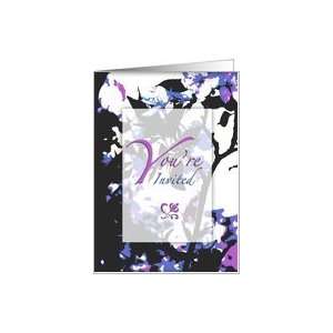  Youre Invited   Bridal Shower   Shades of Purple Blossoms 