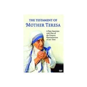  New Kultur Video Testament Of Mother Teresa Documentary 