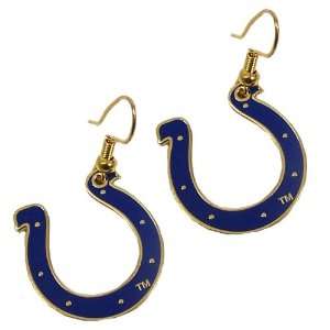  INDIANAPOLIS COLTS NFL LOGO EARRINGS EAR RINGS!: Sports 