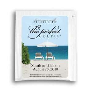 Tea Wedding Favor   The Perfect Couple   Two Beach Chairs Photo 