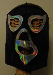 El Santos black mask $30.00 . Semi Professional grade black lycra 