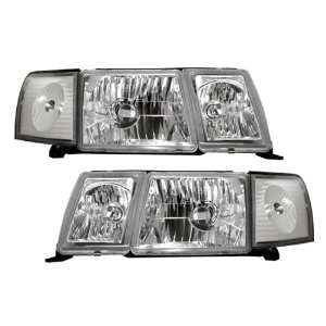    93 94 Lexus LS400 Chrome Headlights with Side Markers: Automotive
