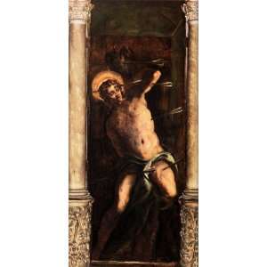 Hand Made Oil Reproduction   Tintoretto (Jacopo Comin)   24 x 50 