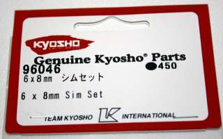 Kyosho Shim Set 6 x 8 mm ~KYO96046  