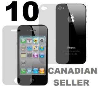 10 x iPhone 4 Full Body Screen Protector FRONT + BACK  