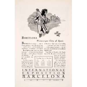   Spain European Vacation Tourism   Original Print Ad