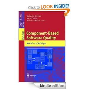 Component Based Software Quality Methods and Techniques Alejandra 