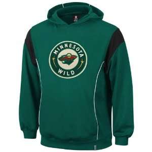   Minnesota Wild Green Showboat Hoody Sweatshirt: Sports & Outdoors
