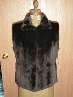 Sheared MINK Vest Reversible Leather Coat Gucci $6500  