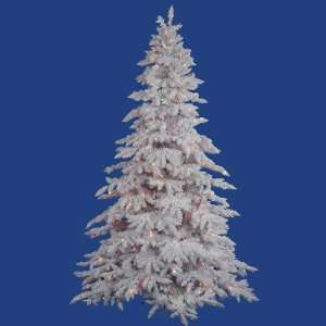   White Spruce Artificial Christmas Tree   Multi Lights