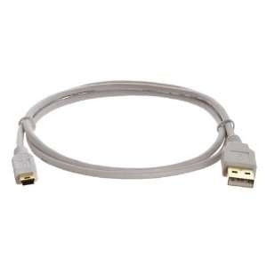  GTMax White USB 2.0 A to Mini USB B 5 Pin Cable for Canon 
