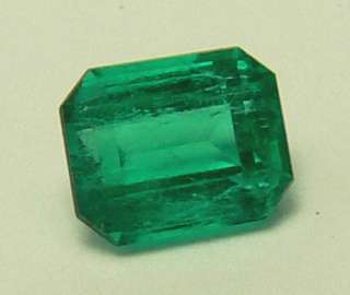 65cts Stunning Natural Loose Colombian Emerald Emerald Cut  