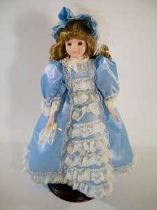 Heritage Mint Porcelain Doll Colonial Style Dress 14  
