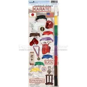  Karate Photos Card Stock Stickers: Arts, Crafts & Sewing