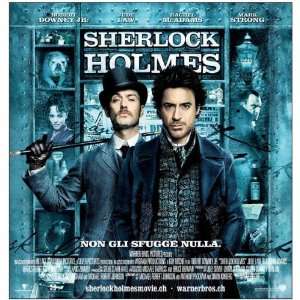  Sherlock Holmes Poster Swiss 20x20 Robert Downey Jr. Rachel McAdams 