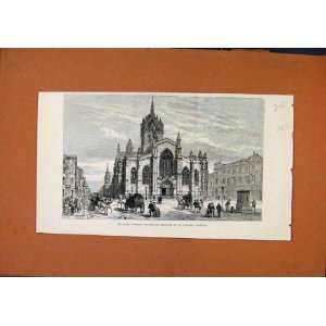  St Giles Church Edinburgh C1883 Illustrated London News 