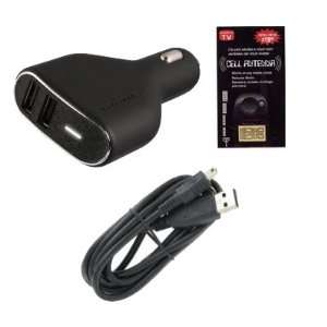  Motorola Droid X2 MB870 Dual USB Car Charger with Micro 