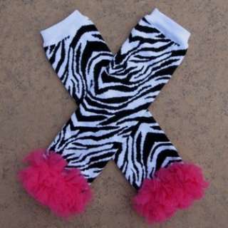   Legs Baby & Toddler Tutu Chiffon Ruffle Leg Warmers   Zebra: Clothing