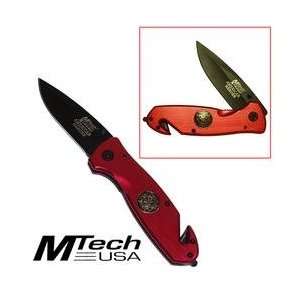  Red American Heroes Fire Fighter Knife