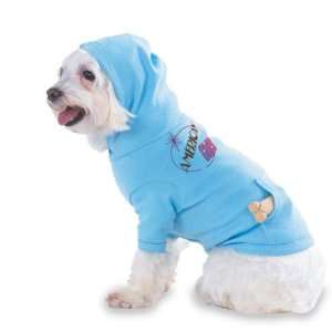 AMERICAN Chick Hooded (Hoody) T Shirt with pocket for your Dog or Cat 