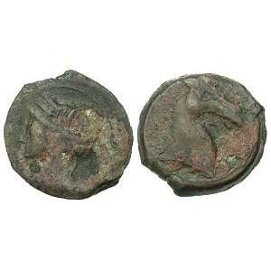  Carthage, Zeugitania, North Africa, 300   264 B.C.; Bronze 