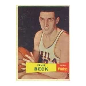  1957 Topps Ernie Beck Sgc 40