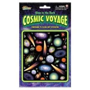  Glow In The Dark Cosmic Voyage Sticker Set Toys & Games