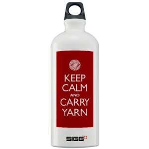  Red Keep Calm and Carry Yarn Sigg Bottle 1.0L Funny Sigg 