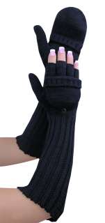   Mittens Extra Long Flip Back For Fingertip Control One Size Fits All