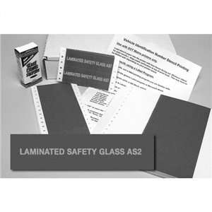    CRL Laminated Safety Glass AS 2 Stencils  100 PK