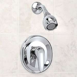 Seva Shower Head and Trim with Lever Handle Finish: Polished Chrome