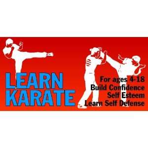  3x6 Vinyl Banner   Youth Karate Classes: Everything Else