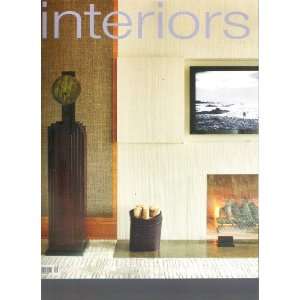  Interiors Magazine (August September 2011): Various: Books