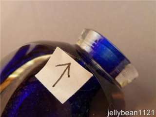 Correia Signed Limited Edition Perfume Bottle in Cobalt  