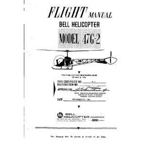  Bell Helicopter 47 G 2 Flight Manual   1957 Bell 47 G / G 