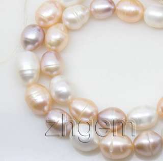 FREE ship growing string mix color pearl Loose gem 9 10  