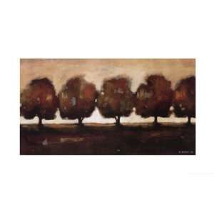  Row of Trees II Finest LAMINATED Print Norman Wyatt Jr 