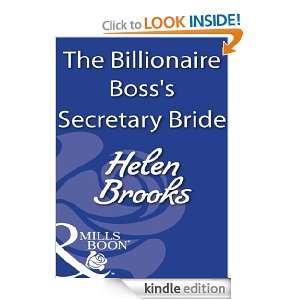 The Billionaire Bosss Secretary Bride Helen Brooks  