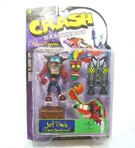 CRASH BANDICOOT w/jet pack series 1 MOC action figure!  