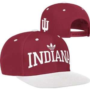  Indiana Hoosiers adidas Flat Brim Adjustable Snapback Hat 
